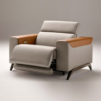 Canapé inclinable moderne en cuir 3 places Electrique Luxe Cinéma Chaise inclinable Électrique Home Cinéma Salle Ensemble de meubles