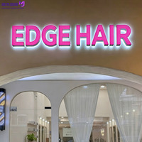 Enseigne LED personnalisée pour boutique de desserts, lettres lumineuses pour restaurant, logo lumineux pour façade de magasin, enseigne commerciale extérieure, décoration murale