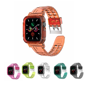 movimiento transaprent de silicona negra reloj <span class=keywords><strong>apple</strong></span> <span class=keywords><strong>Apple</strong></span> <span class=keywords><strong>watch</strong></span> banda <span class=keywords><strong>apple</strong></span> <span class=keywords><strong>watch</strong></span> <span class=keywords><strong>serie</strong></span> SE 6 5 4 3 <span class=keywords><strong>2</strong></span> deporte edición - Product Image 1
