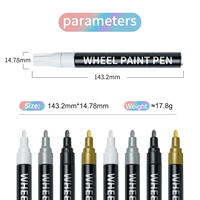 Kit de roues avec peinture pour jantes Matt Black Easy Repairs pour réparation rapide