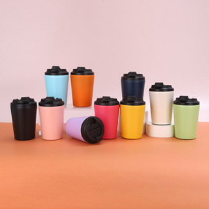 <span class=keywords><strong>Tazza</strong></span> da caffè Thermos con Logo personalizzato in acciaio inossidabile <span class=keywords><strong>tazza</strong></span> sottovuoto isolata 350ml Americano Caffe Latte <span class=keywords><strong>tazza</strong></span> con coperchio - Product Image 5