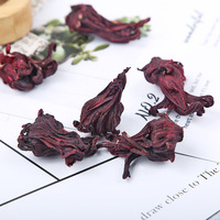 Großhandel Getrocknete Hibiskus-Samen Roselle Calyx ISO 22000 Zertifiziert für Kräutertee Lebensmittelqualität Großpackung Beutel- und Schachtelverpackung Luo Shen Hua