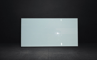Chauffage en verre blanc noir IP54 pour salle de bain avec thermostat WIFI