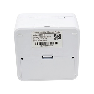 Mini draagbare 80mm thermische lijnetiketprinter met <span class=keywords><strong>USB</strong></span> & 2000mAh batterij - op voorraad - Product Image 3