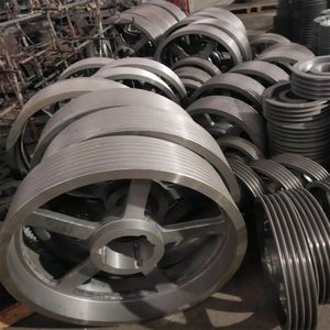 Poulie d'entraînement sans roue libre de 10 pouces, 100 kg, en fonte, pour entraînement <span class=keywords><strong>moteur</strong></span> - Product Image 6