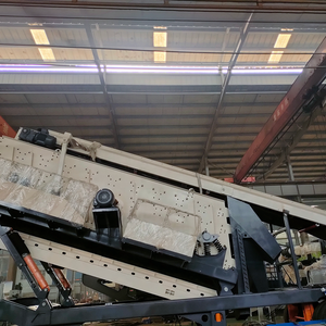 高品質採石石用スクリーニングマシンホイール付きモバイル振動スクリーン - Product Image 3