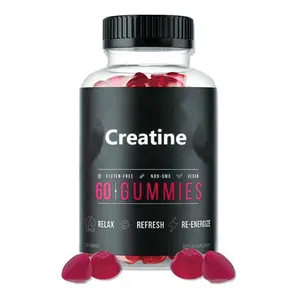 शाकाहारी Creatine Monohydrate एल Carnitine Gummies के लिए महिलाओं और पुरुषों पूर्व कसरत Gummies