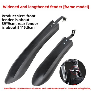 Guardabarros Universal de Alta Calidad con Diseño Envolvente Completo, Impermeable, para Bicicleta, Elimina el Barro, Modelo Flying Fish - Product Image 6