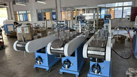 Nouvelle machine de traitement automatique à la flamme LC pour seaux et conteneurs en plastique PE PP, traitement de surface pré-imprimée, amélioration de l'adhérence de l'encre