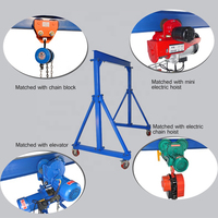 Atelier mobile 1 2 3 5 8 10 15 20 25 tonnes ascenseur électrique voyage mini portail petit un cadre portable palan portique grue avec roues