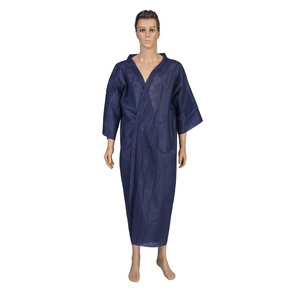Bata de masaje de sauna de belleza no tejida Kimono desechable Albornoz desechable Vestido de baño - Product Image 1