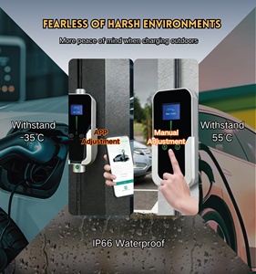 Chargeur de voiture électrique portable Type 2 22 kW Wifi 3 phases 32A, station de charge rapide pour véhicules électriques - Product Image 4