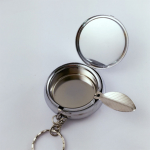 Пепельница из нержавеющей стали с индивидуальным логотипом высокого качества, Мини карманная пепельница - Product Image 5