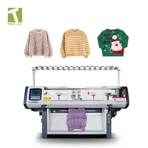 TWH sistema semplice completamente automazione computerizzato 12G 10G maglione macchina per maglieria piatta