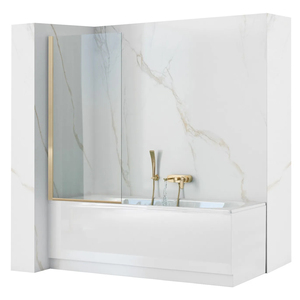 Bandeja rectangular con bisagras cromadas, puerta de <span class=keywords><strong>ducha</strong></span> de bañera plegable de vidrio transparente, <span class=keywords><strong>Panel</strong></span> de pantalla cuadrada deslizante para hoteles - Product Image 5