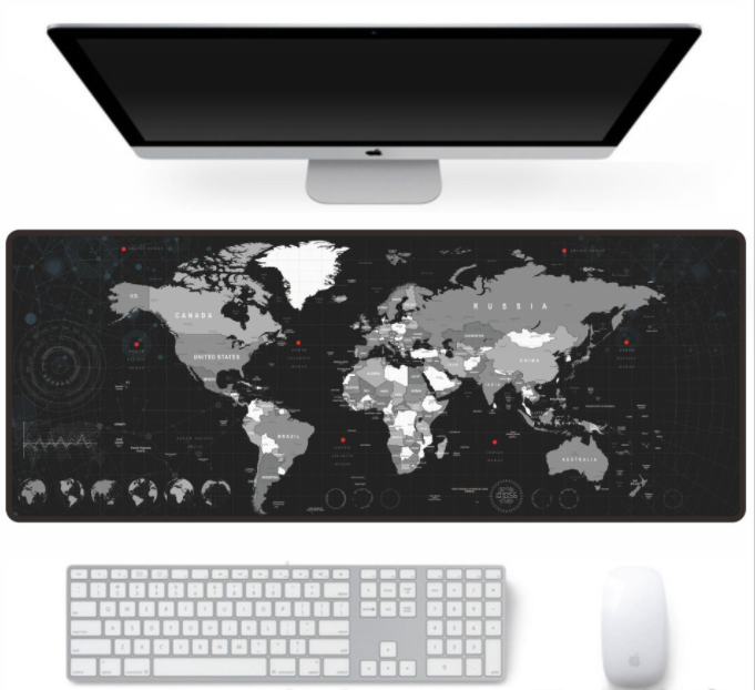 Tappetino per Mouse da gioco di grandi dimensioni con Base in gomma antiscivolo tappetino per Mouse professionale e tappetino per Mouse da gioco per Computer 35,4x15,7x0,1 in 90*40 mappa