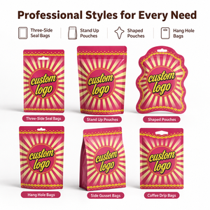 Sachet Doypack Personnalisé Imprimé avec Fenêtre Transparente 250g 100g pour Emballage d'Épices (<span class=keywords><strong>Piment</strong></span>, Ail, <span class=keywords><strong>Cannelle</strong></span>) - Product Image 5