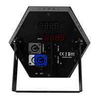 Lumière matricielle LED RGB professionnelle 1x60W avec contrôle DMX512, éclairage stroboscopique 3-en-1 pour DJ et discothèque