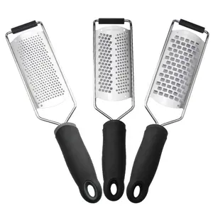 Stainless Steel Kitchen Accessories Manual Lemon Zester Cheese Potato Grater Fruit Vegetable Tools Plastic Meat Ginger Box