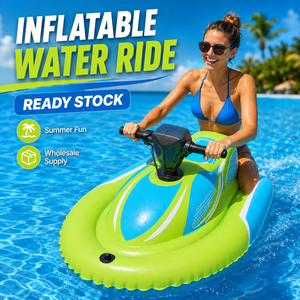 <span class=keywords><strong>Jet</strong></span> <span class=keywords><strong>ski</strong></span> gonflable personnalisé avec poignée, flotteur aquatique imperméable, bateau à moteur gonflable, radeau flottant pour adultes et enfants, piscine, plage - Product Image 1