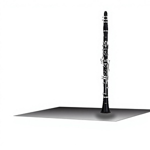 <span class=keywords><strong>Clarinete</strong></span> EarlMann B-Flat B-Down Plateado en Plata con Tubo Negro <span class=keywords><strong>de</strong></span> ABS para Niños y Adultos Principiantes, Grado <span class=keywords><strong>de</strong></span> Prueba y Presentación - Product Image 2