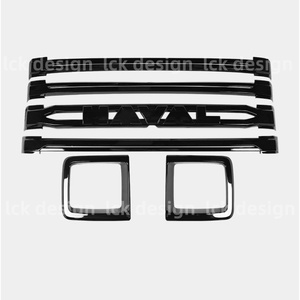 Tuyệt vời tường haval H9 Đen chiến binh phía trước nướng Bìa off-road trực tiếp Bolt-on bội thu với dải trang trí điều kiện mới - Product Image 5