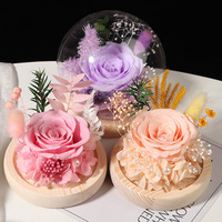 Décoration de mariage artisanale de luxe, cadeaux pour invités, roses éternelles préservées, souvenirs floraux, décorations de table, fleurs éternelles