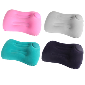 Nguồn Nhà Sản Xuất Ngoài Trời Cắm Trại Du Lịch Xách Tay Inflatable Gối Có Thể Gập Lại Báo Chí Thổi phồng PVC Không Khí Đầy Gối - Product Image 1