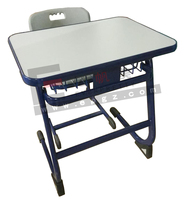 Juego de Mesa y Silla de Madera Moderna para Aula Escolar, Muebles de Lectura para Niños de Primaria