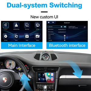 Joyeauto Cayenne/ Panamera/911/boxxter汽车，带CRD3.1 HU触摸屏连接和镜像链接Carplay安卓汽车DVD - Product Image 5