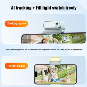 휴대폰용 휴대용 <span class=keywords><strong>3</strong></span>-짐벌 안정기 간편한 사진 촬영용 AI 트래킹 & 필 라이트로 접이식 디자인 - Product Image 5