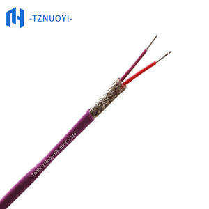 Câble de compensation industriel de précision à <span class=keywords><strong>isolation</strong></span> PTFE multibrins de type E 2*24AWG pour la mesure de température - Product Image 1