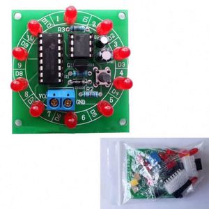 <span class=keywords><strong>Kit</strong></span> Electrónico DIY Rueda de la Fortuna NE555 CD4017, Componentes para Proyectos Electrónicos, 3.5-6V - Product Image 2