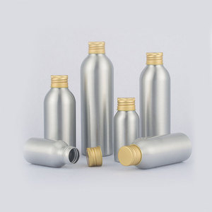 Chai nhôm đựng dầu lỏng, cấp thực phẩm, mỹ phẩm, dung tích 30ml 50ml 100ml 120ml 150ml 250ml 500ml và 1 lít, nắp vặn bằng nhôm màu bạc - Product Image 6