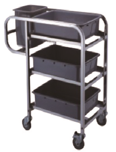 Vente de fournitures de <span class=keywords><strong>restaurant</strong></span> établi en acier inoxydable ensemble argenté emballage de style personnalisé chariot de collecte moderne en acier inoxydable - Product Image 2