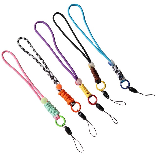 High-Quality Mobile Phone Lanyard Customized Logo Color Adjustable Mobile Phone Wrist Strap