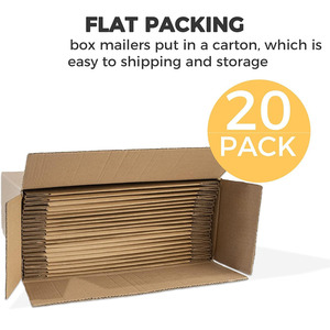 Rõ ràng cửa sổ quà tặng cho Cookie bánh hộp thêm dày nhỏ container xử lý Pastry charcuterie nướng hàng hóa Nâu cửa sổ hộp - Product Image 6