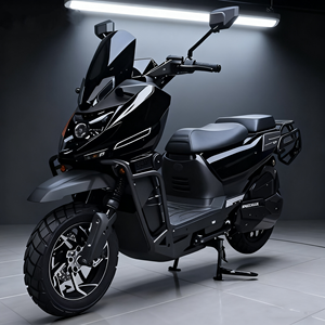 LightChaser Certifié CEE 60V Moto de rue vintage à grande vitesse avec moteur sans balais, batterie au lithium et cadre en acier longue portée - Product Image 1