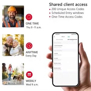 สแตนเลสกันน้ําป้องกันการโจรกรรมการรับรู้สูงลาย<span class=keywords><strong>นิ้ว</strong></span>มือรหัสผ่านหน้าจอ Tuya ควบคุมบ้านอพาร์ทเมนท์สมาร์ทล็อค - Product Image 4