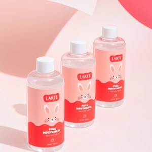 Enjuague bucal suave con xilitol para niños y bebés con un ligero sabor a fresa para la primera higiene bucal - Product Image 3