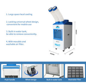 <span class=keywords><strong>Climatiseur</strong></span> <span class=keywords><strong>mobile</strong></span> industriel 12000Btu 1tonne <span class=keywords><strong>avec</strong></span> <span class=keywords><strong>2</strong></span> <span class=keywords><strong>tuyaux</strong></span> d'air froid <span class=keywords><strong>Climatiseur</strong></span> AC portable pour pièce unique - Product Image 3