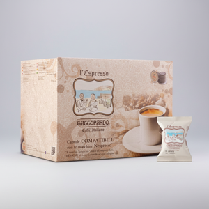 Gattopardo Set Club 100 Capsule Speciale Compatibile con NESPRESSO, Capsule di Caffè in Alluminio Monouso con Coperchio 0,13g/Capsula - Product Image 2