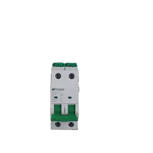 High Voltage DC MCB PV Miniature Circuit Breaker 2P 500V 63A 10KA for Solar Photovoltaic CE Certificate RoHS Compliance