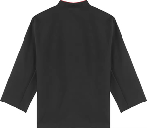 Veste de Chef Unisexe Élégante à Double Boutonnage avec Poche, Uniforme de Restauration Respirant pour le Personnel de Cuisine Professionnelle - Product Image 4