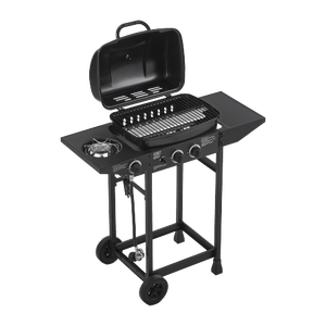 Parrilla de gas propano para barbacoa de verano 2026, superventas en almacén de EE. UU., con soporte para ingredientes y calentamiento uniforme, ajuste libre. - Product Image 1