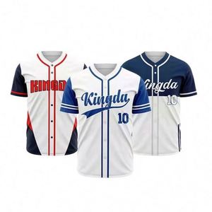 Camiseta de Béisbol Personalizada, Diseño Único, Calidad HD, Sin Logotipos, Talla Grande, Transpirable, Absorbe la Humedad, 100% Poliéster, Unisex para Adultos - Product Image 1