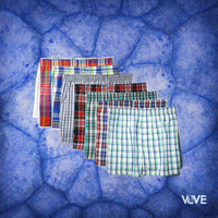 Shorts Boxers Mi-longs Tissés pour Hommes en Coton Écologique Respirant et Léger à Taille Élastique – Vente en Gros, Meilleures Ventes d'Été