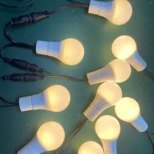 Lampadine DMX indirizzabili per esterni per vacanze lampadina a LED RGB