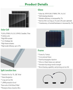 Panneau solaire <span class=keywords><strong>Fget</strong></span> de fabrication chinoise, haute efficacité, meilleur matériau, 105W 115W 36 cellules, au meilleur prix - Product Image 6
