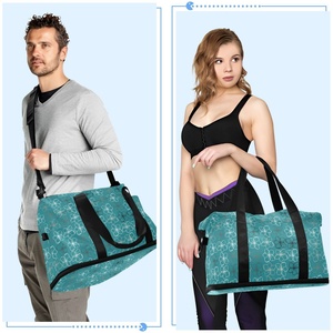 Bolsa de Viaje 2 en 1 con Diseño de Flor de Hau de Hawái, Impermeable, para Ropa, Bolsa de Lona, Maleta para Mujer, Juego de Maletas, Bolsa de Viaje Personalizada - Product Image 6